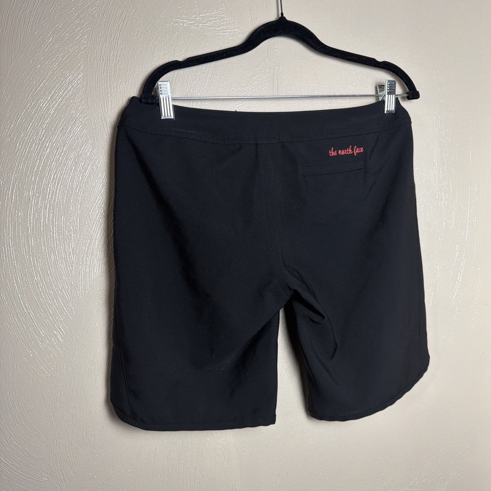 The North Face Women's Solid Swim Shorts Size 6 Black/Orange Drawstring Mesh - Picture 5 of 5